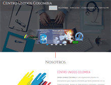 Tablet Screenshot of centrounidoscolombia.com